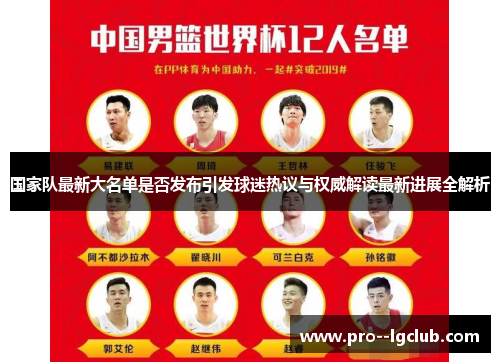 国家队最新大名单是否发布引发球迷热议与权威解读最新进展全解析 国家队最新大名单是否发布引发球迷热议与权威解读最新进展全解析